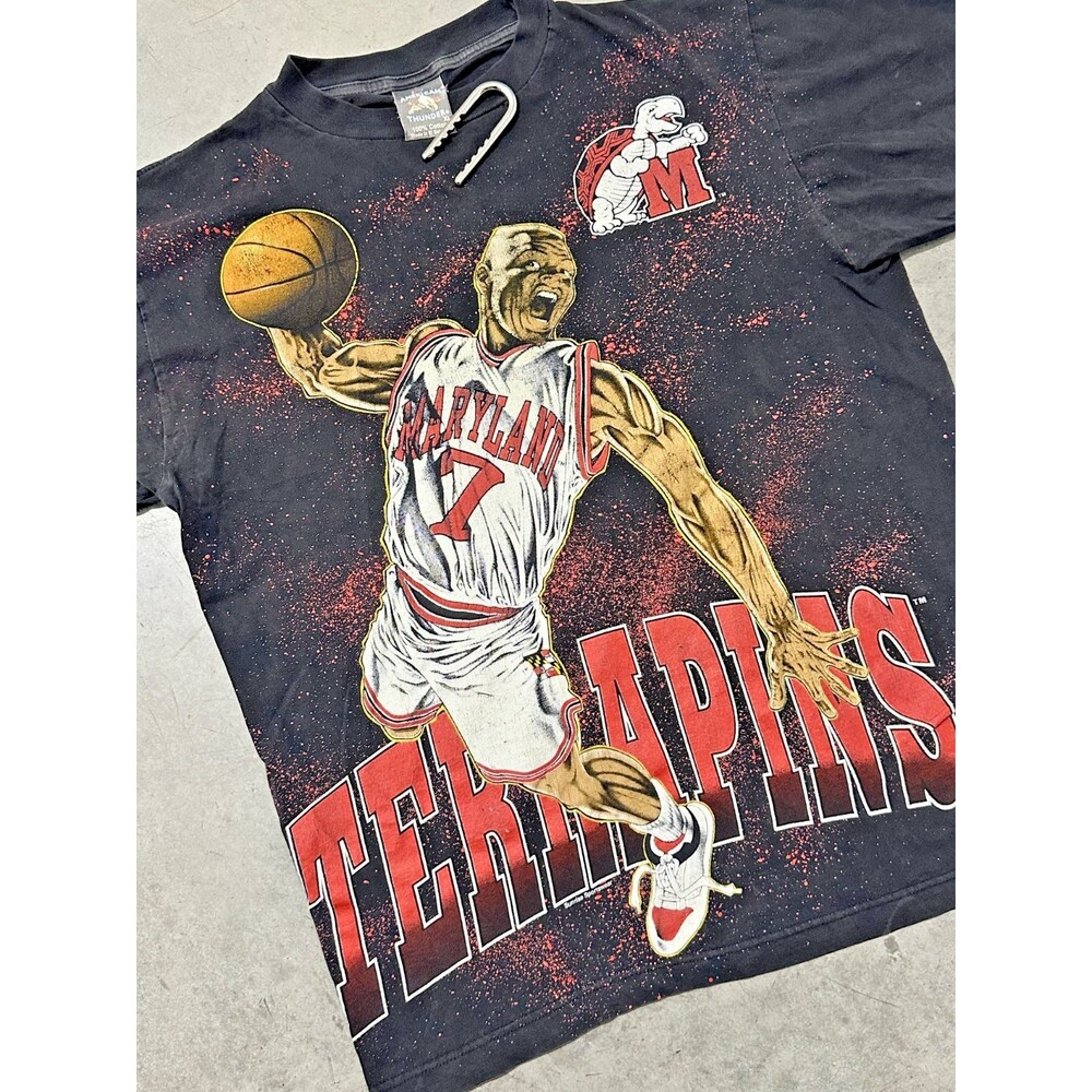 Vintage American Thunder Maryland Terrapins AOP GRAIL Size XL